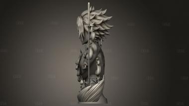 Анимированный Герой Санем 3d stl модель для ЧПУ