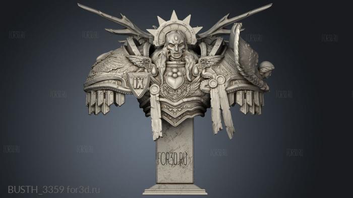 Sanguinius stl model for CNC