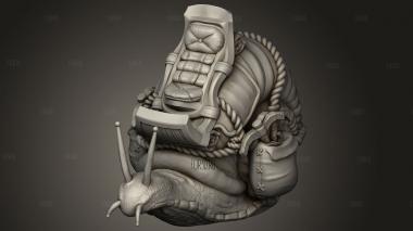 НЕБЕСНЫЕ КОРОЛЕВСТВА Глубинных Гномов На Улитке 3d stl модель для ЧПУ
