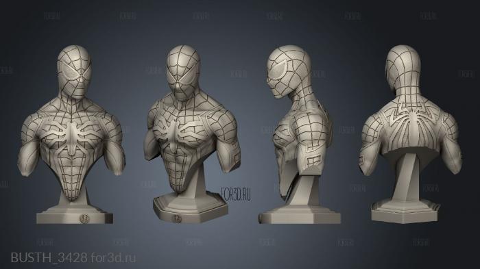 Spiderman stl model for CNC