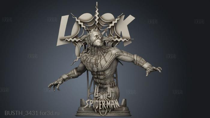 Spiderman One stl model for CNC