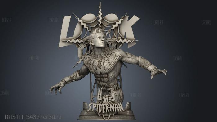 Spiderman One stl model for CNC