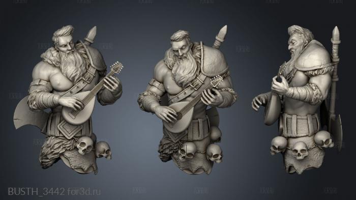 Squidmar Barbarian stl model for CNC