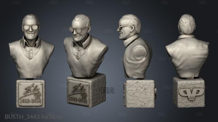 Stan Lee stl model for CNC