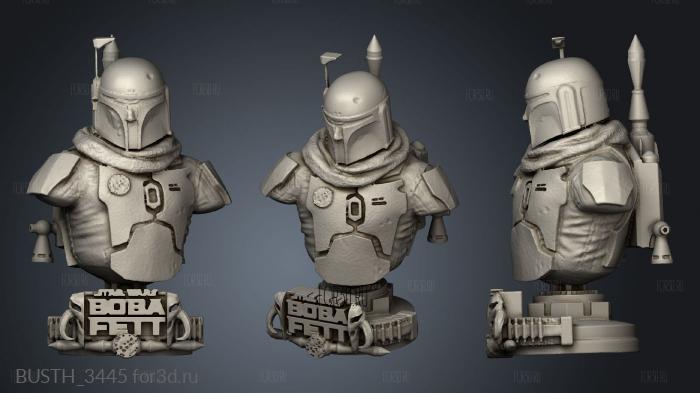 Star Wars Boba Fett BF Boba Fett Ref stl model for CNC