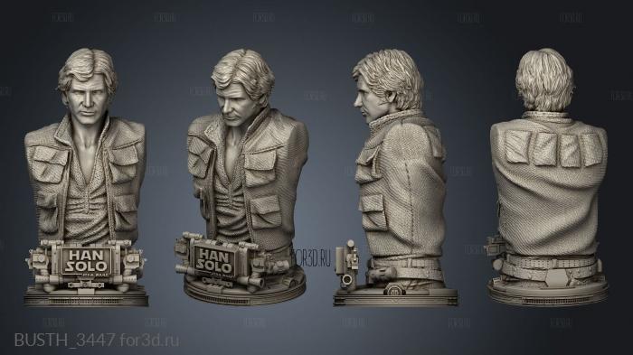 Star Wars Han Solo Young stl model for CNC