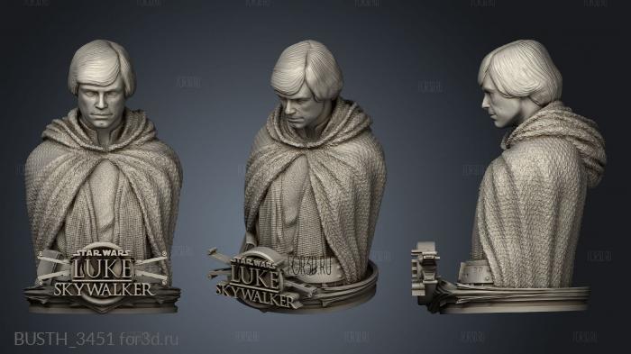 Star Wars Luke Skywalker stl model for CNC