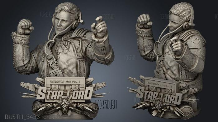 Star Lord Gamora stl model for CNC