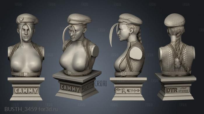 street fighter cammy stl model for CNC