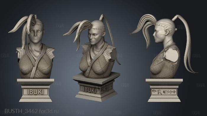 street fighter ibuki stl model for CNC