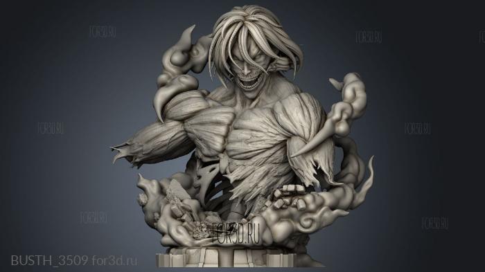 Titan Eren stl model for CNC