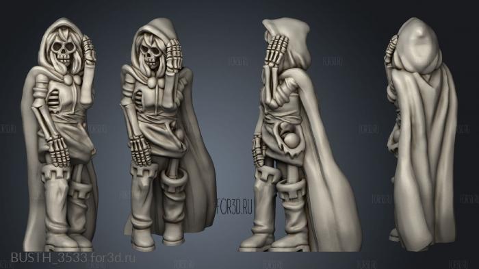 Undead Heroes the Realm Thief stl model for CNC