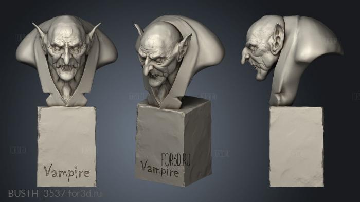 Vampire stl model for CNC