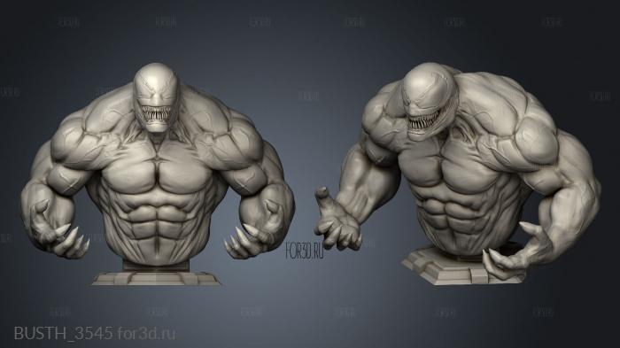 venom stl model for CNC