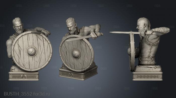 Viking Chess Pawn stl model for CNC