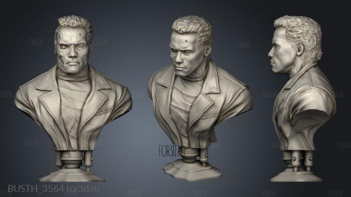 Walades Terminator stl model for CNC