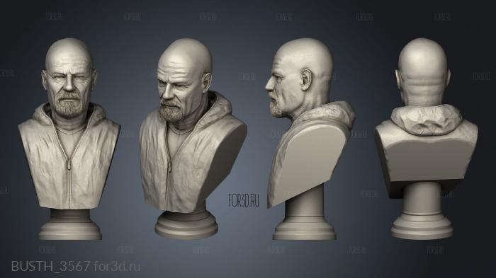 Walter White Breaking Bad Glasses stl model for CNC