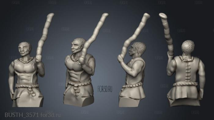 War Elephant Crew Sculpt stl model for CNC