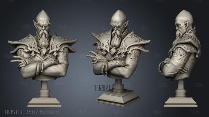 White Werewolf Tavern Archmage stl model for CNC