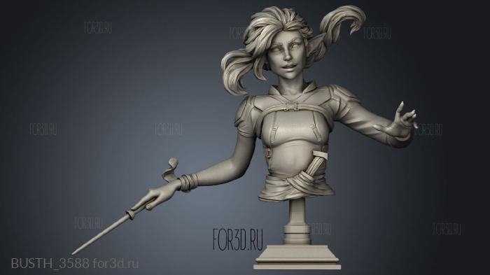 White Werewolf Tavern Sorcerer stl model for CNC