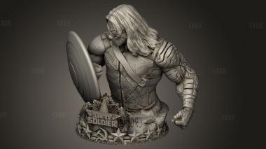 Зимний Солдат 3d stl модель для ЧПУ