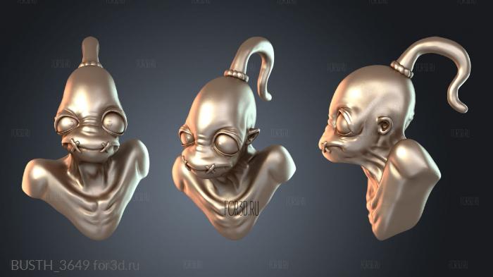 BUSTH_3649 3d stl модель для ЧПУ