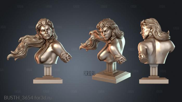 BUSTH_3654 3d stl модель для ЧПУ