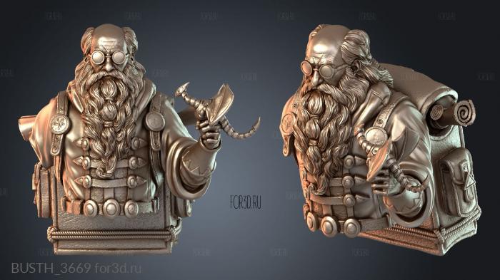 BUSTH_3669 3d stl модель для ЧПУ