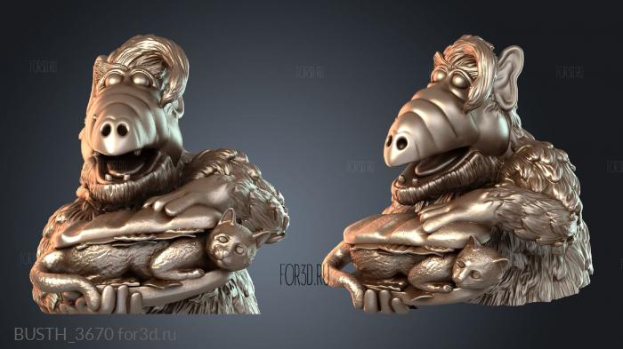 BUSTH_3670 3d stl модель для ЧПУ