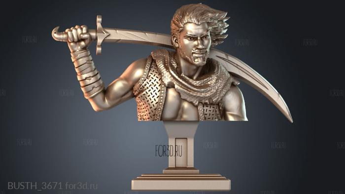 BUSTH_3671 3d stl модель для ЧПУ