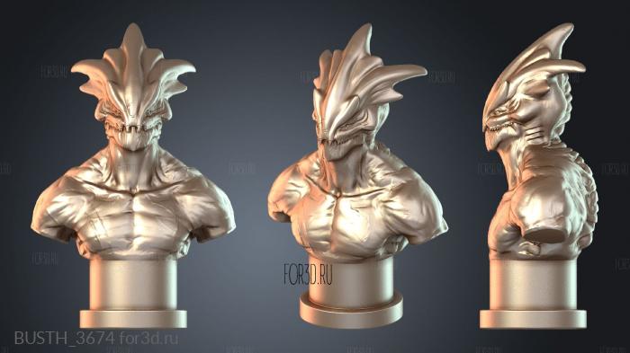 BUSTH_3674 3d stl модель для ЧПУ