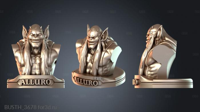 BUSTH_3678 3d stl модель для ЧПУ