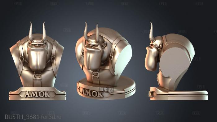 BUSTH_3681 3d stl модель для ЧПУ