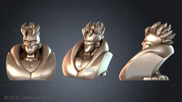 BUSTH_3686 3d stl модель для ЧПУ