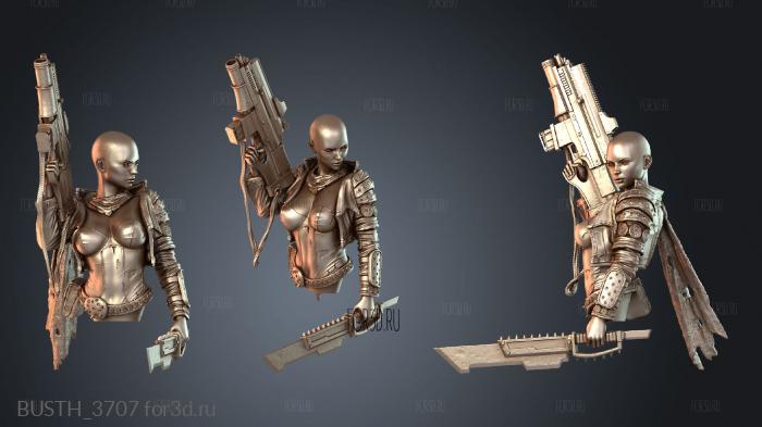 BUSTH_3707 3d stl модель для ЧПУ
