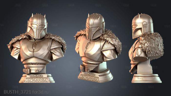 BUSTH_3721 3d stl модель для ЧПУ