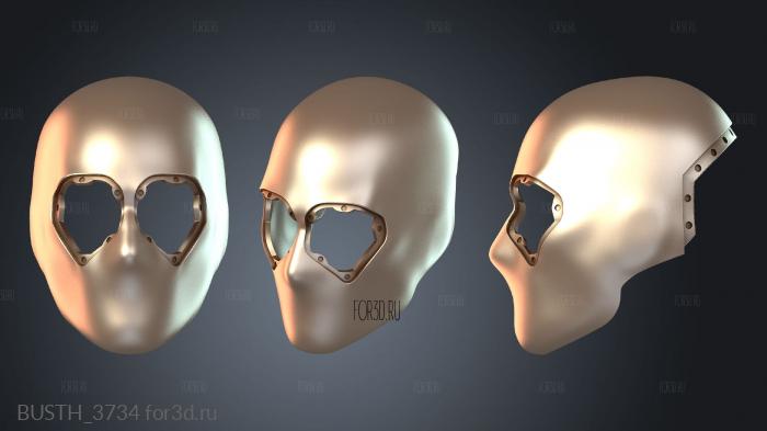 BUSTH_3734 3d stl модель для ЧПУ