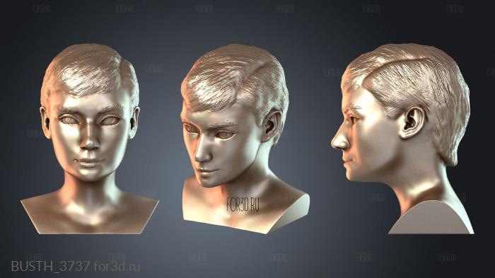 BUSTH_3737 3d stl модель для ЧПУ