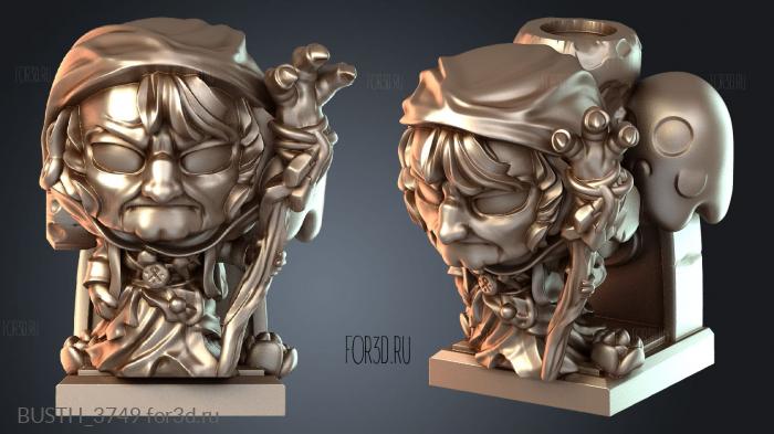 BUSTH_3749 3d stl модель для ЧПУ