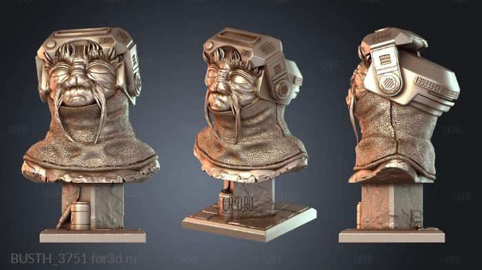 BUSTH_3751 3d stl модель для ЧПУ