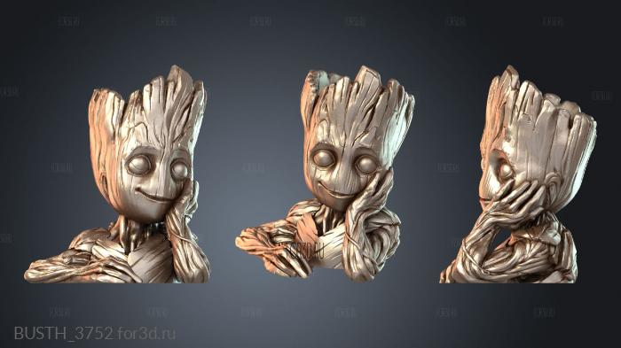 BUSTH_3752 3d stl модель для ЧПУ