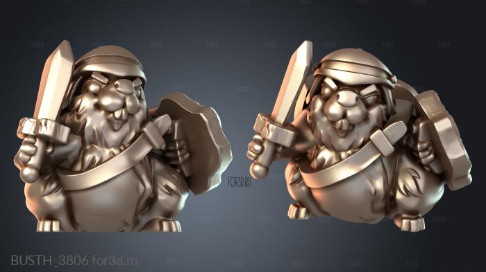BUSTH_3806 3d stl модель для ЧПУ