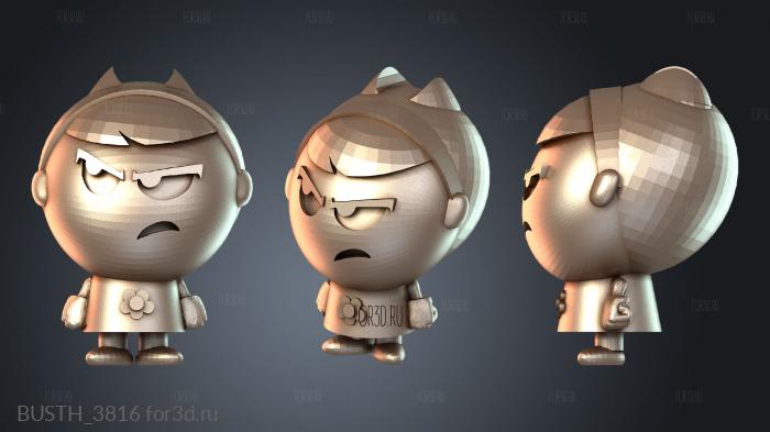 BUSTH_3816 3d stl модель для ЧПУ