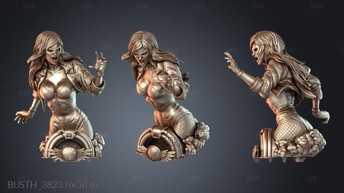 BUSTH_3823 3d stl модель для ЧПУ