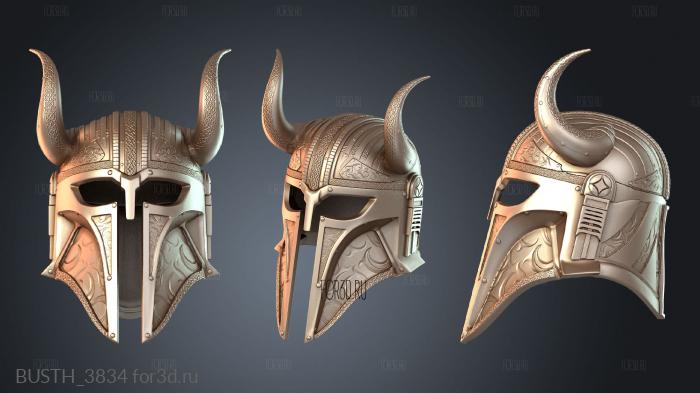 BUSTH_3834 3d stl модель для ЧПУ