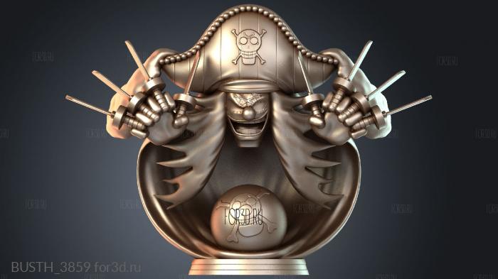 BUSTH_3859 3d stl модель для ЧПУ