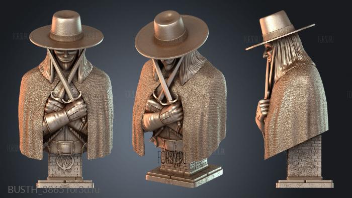 BUSTH_3865 3d stl модель для ЧПУ