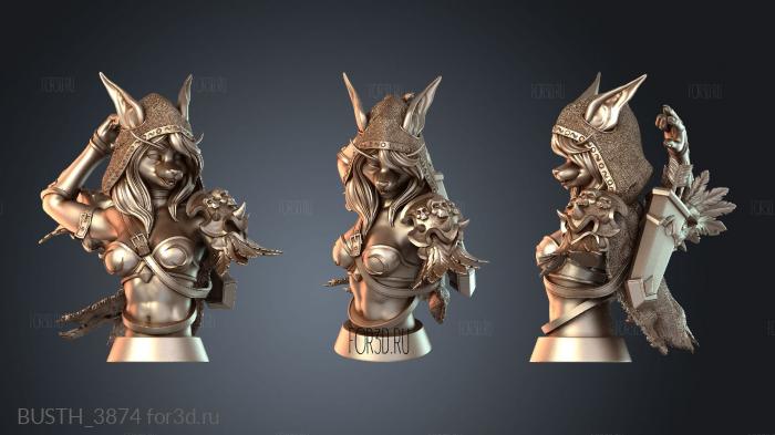 BUSTH_3874 3d stl модель для ЧПУ