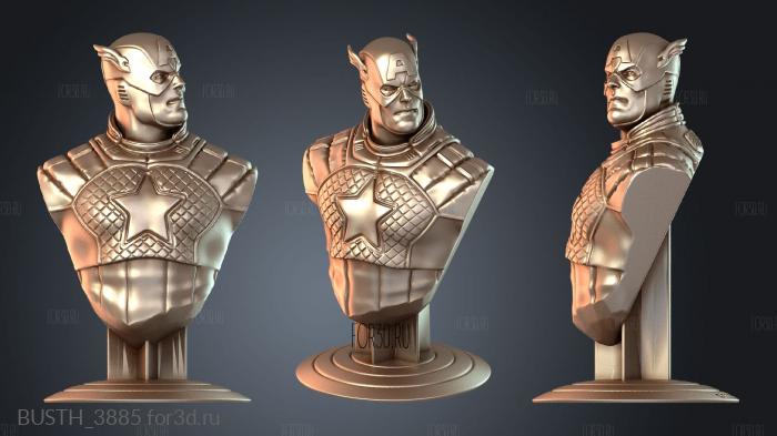 BUSTH_3885 stl model for CNC