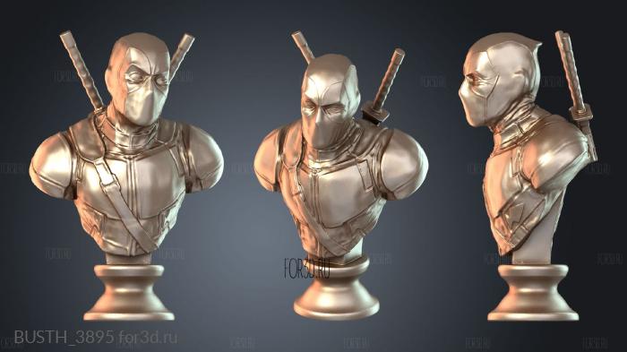 BUSTH_3895 stl model for CNC